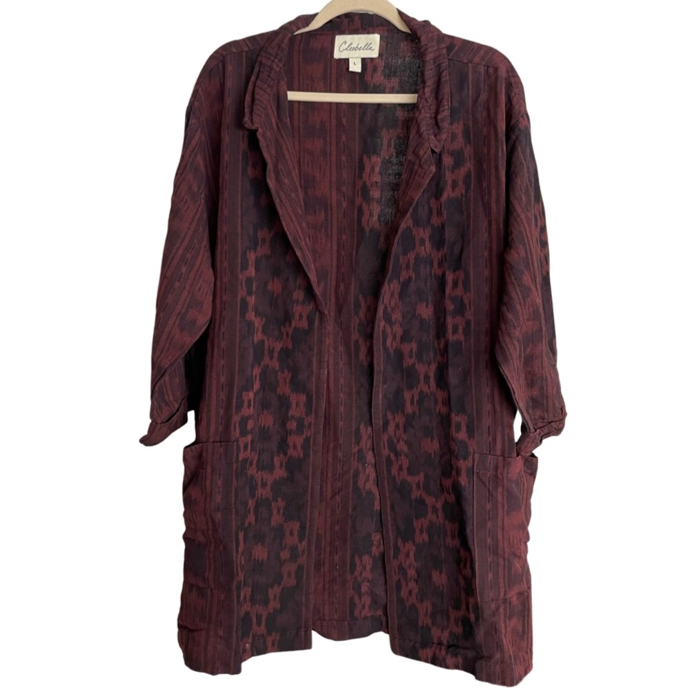 CLEOBELLA OXBLOOD SANTA FE COAT